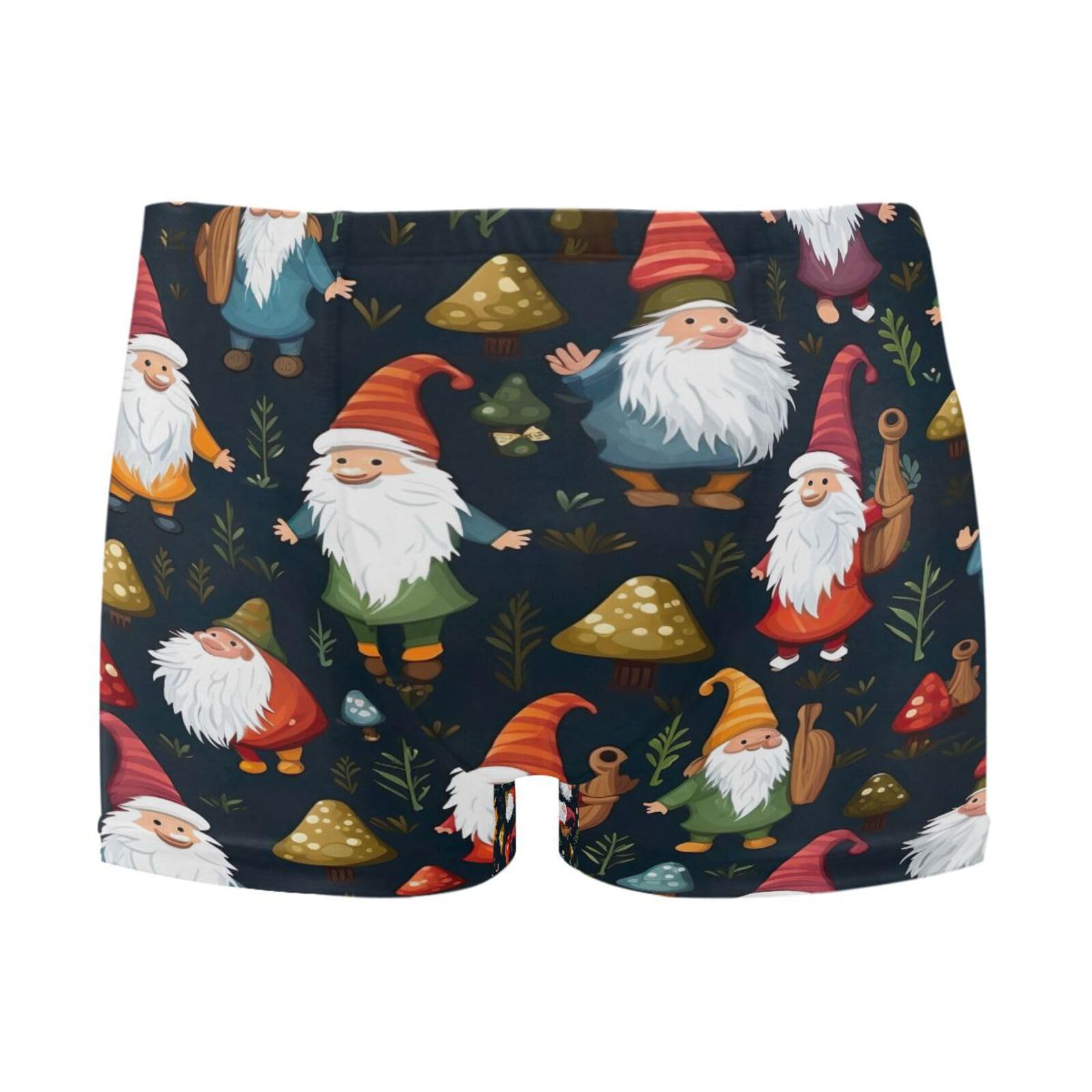 UMIRIKO Christmas Gnome Men's Swim Trunk Square Leg Swimsuit Swimwear Swim Briefs for Men 2XL 202a1984