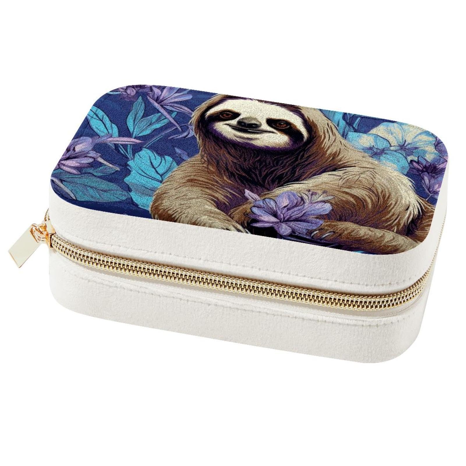 Boîte à bijoux de voyage Happy Sloth G : l'organisateur idéal pour vos déplacements
