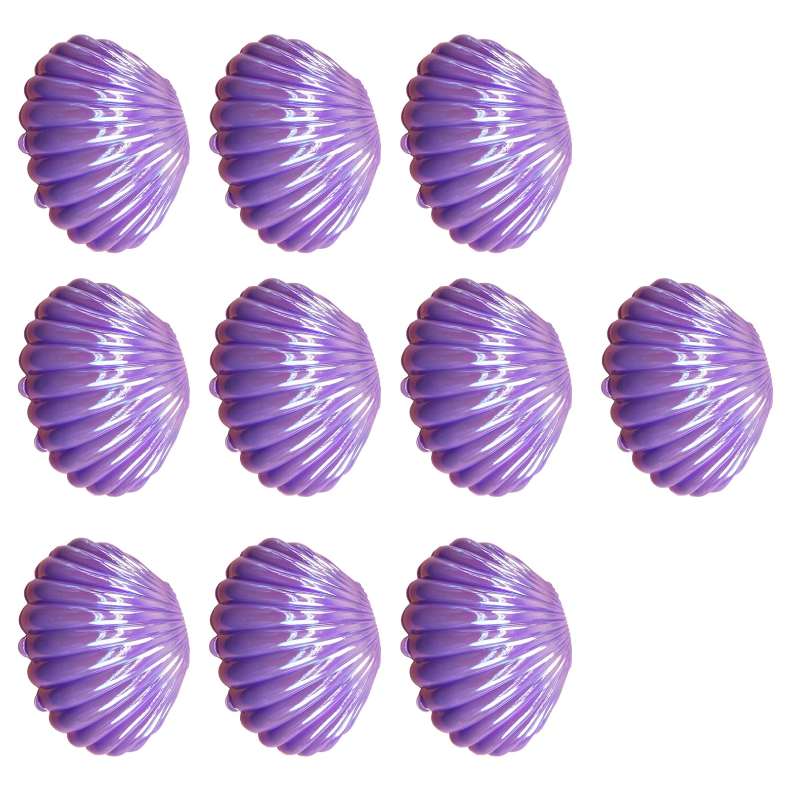 Yhplxyuus Rainbows Vacuum Coated Shell Container for Party Treats Portable Decorative Storage Container for Accessories Colorful Shell Candy Box