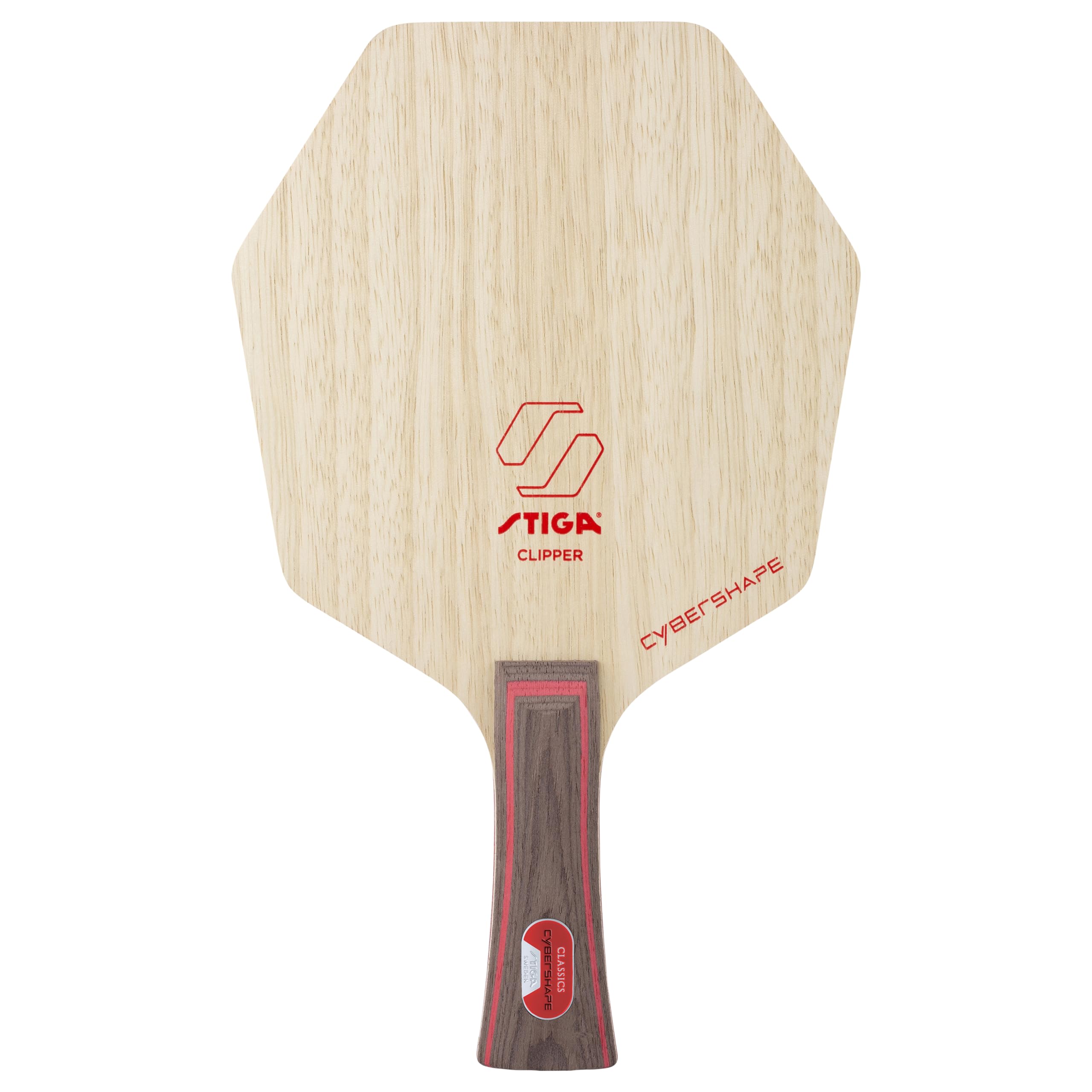 STIGA Cybershape Clipper - Hoja de tenis de mesa, hoja de madera rápida ofensiva para jugadores experimentados