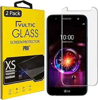 Vultic LG X Power 2/3 Screen Protector Tempered Glass [Case Friendly] Film Cover for LG XPower 2 and LG XPower 3 [2 Pack]