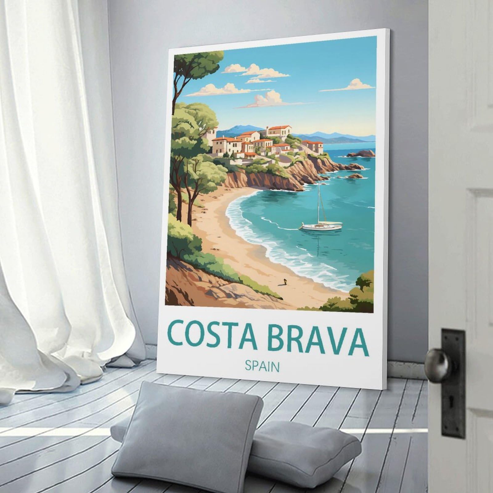 Costa Brava Spain Travel Poster Giclée Art Print | Catalonia Art Prints
