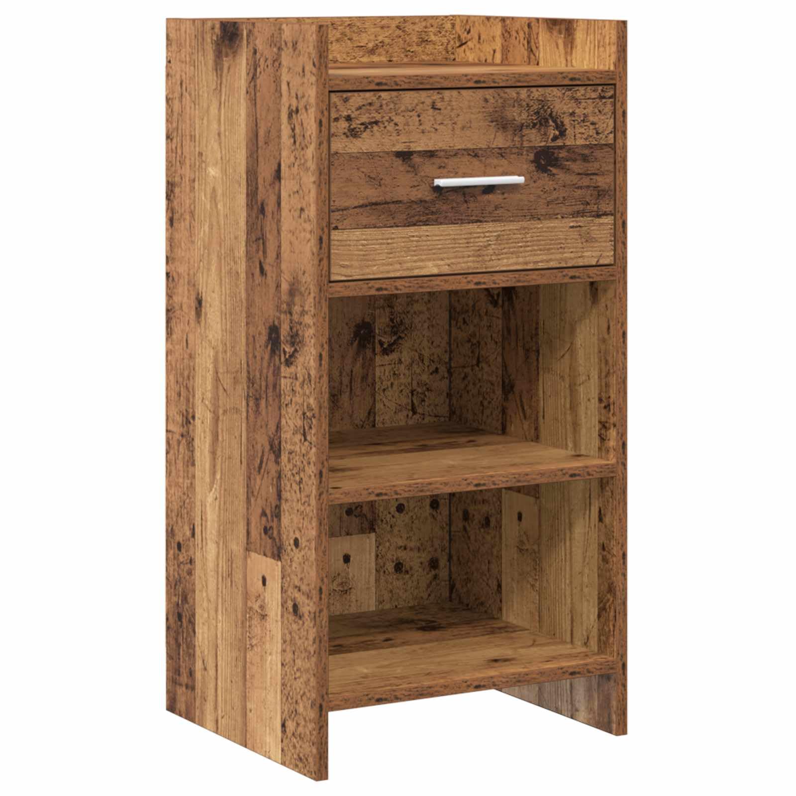 Aparador de madera vieja para organizar el comedor y dar calidez al pasillo de casa