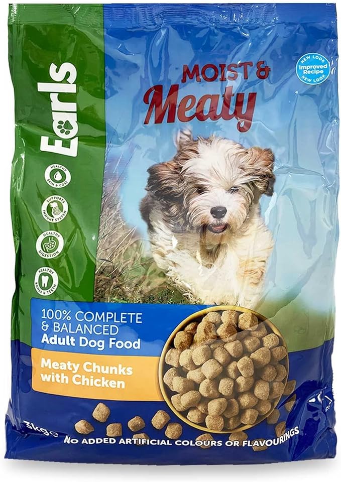 Earls Moist & Meaty Complete Meaty Chunks With Chicken Flavour 3kg