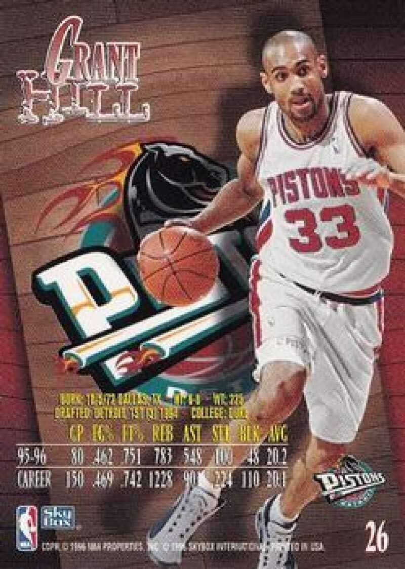Amazon.com: 1996-97 SkyBox Z-Force Series 1 Basketball #26 Grant
