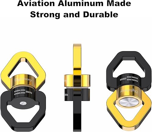 Miniatura 4 de Columpio giratorio, dispositivo giratorio de seguridad de 35 KN, columpio giratorio Digtichnny para columpio de árbol de red, danza aérea, columpio