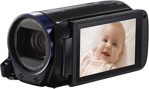 Miniatura 6 de Canon VIXIA HF R600 - Videocámara Full HD con pantalla táctil de 3 pulgadas y zoom avanzado de 57x, color negro (renovado)
