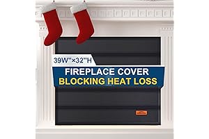 Fireplace Chimney Cover: Energy-Saving Draft Blocker for Any Fireplace