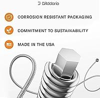 Vista 17 de D'Addario Electric Guitar Strings, XL Nickel, EXL110-10P, Regular Light Gauge 10-46, 6-String Set, Pack of 10