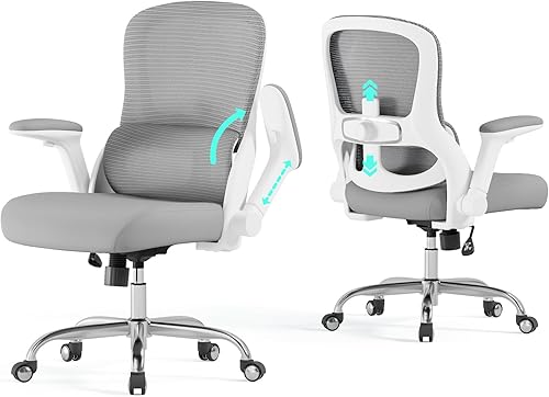 Miniatura 8 de Silla ergonómica de oficina Silla de escritorio para computadora de oficina de 400 libras con malla de respaldo alto y soporte lumbar ajustable,