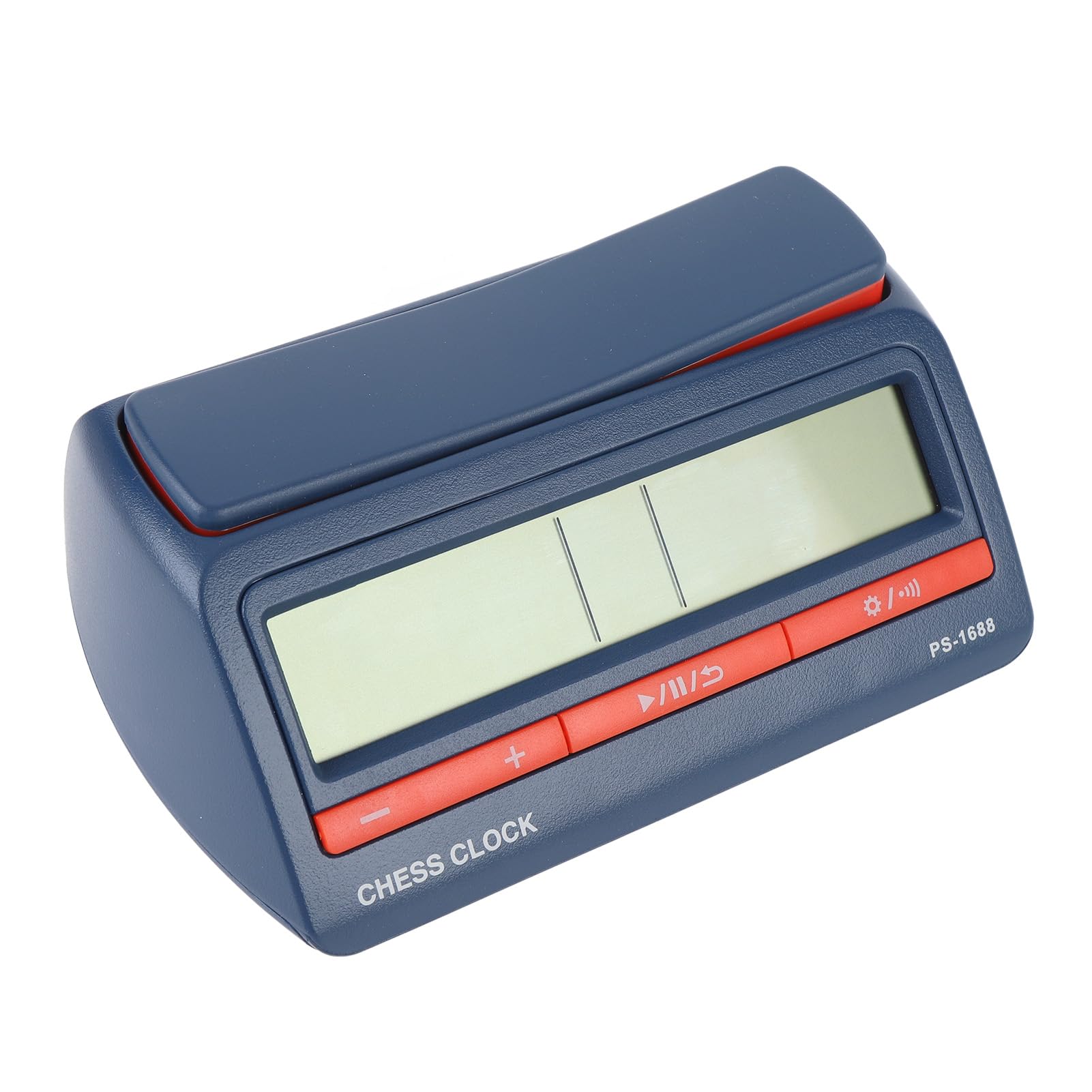 Horloge D'échecs Numérique Portable, Minuterie Professionnelle pour Jeu de Tournoi, Grand écran, Retard de Bonus, Plastique Noir, Joueurs D'échecs Chinois Go