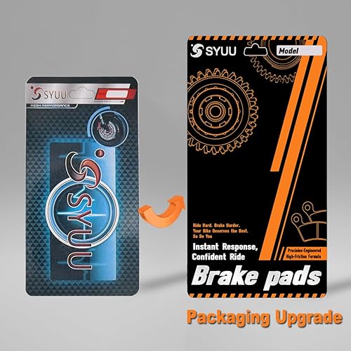 Miniatura 7 de S SYUU High-Performance Reliable Motorcycle Front Rear Brake Pads Set Kit Compatible with Ducati 848 EVO 2010-2013 1100 EVO 2010-2012 - Low Noise,