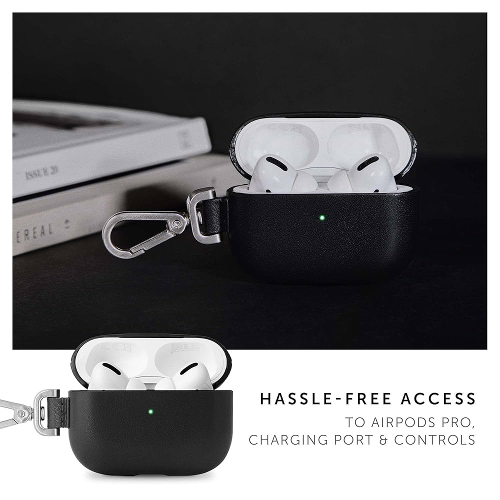 AirPods with Wireless Charging Case+革ケース Amazon.com