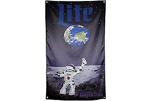 Miller Flag Astronaut Meme: Humorous and Stylish Decor for the Male Collegiate Haven