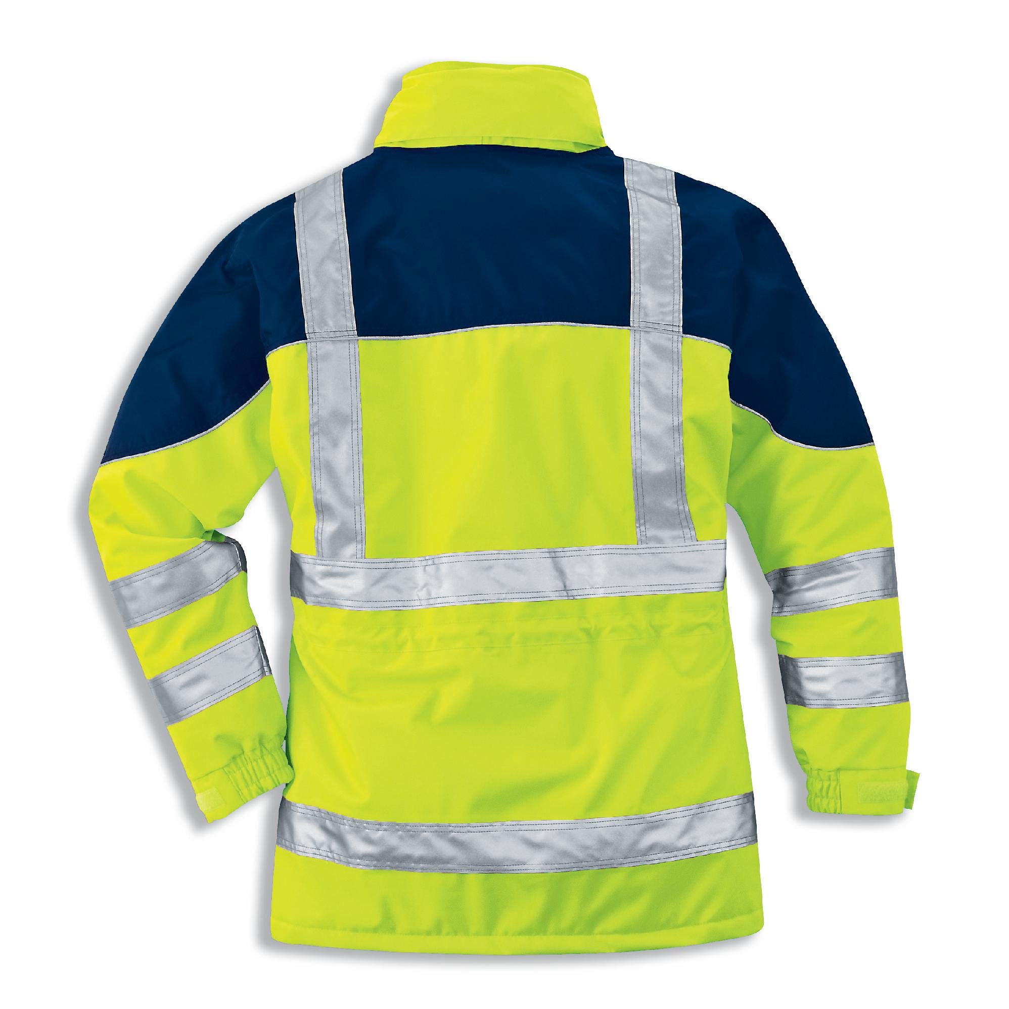 Uvex Construction Protection Flash m?ska kurtka robocza, ?ó?ta ostrzegawcza, m?ska kurtka bezpiecze?stwa, bardzo dobra izolacja termiczna, ó?ty ostrzegawczy, XL