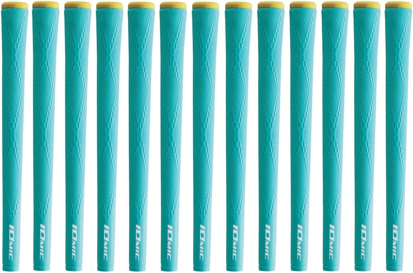 Iomic X-Evolution 2.6 Golf Grip Bundle (13 Piece), Sky Blue/Yellow Cap