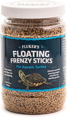 Miniatura 2 de Fluker's Palitos de frenesí de alimentación de tortugas acuáticas, 14 onzas (70133)