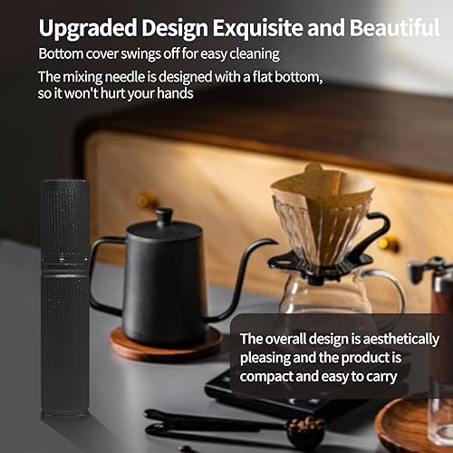 Miniatura 6 de Zayin Agitador de café expreso de acero inoxidable de aluminio profesional barista agitadores de café son excelentes accesorios de expreso, la