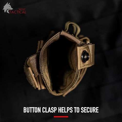 Miniatura 5 de WOLF TACTICAL - Funda MOLLE Universal, Funda MOLLE para Pistola, Funda para Pistola Airsoft, Funda Táctica de Nylon para Pistolas