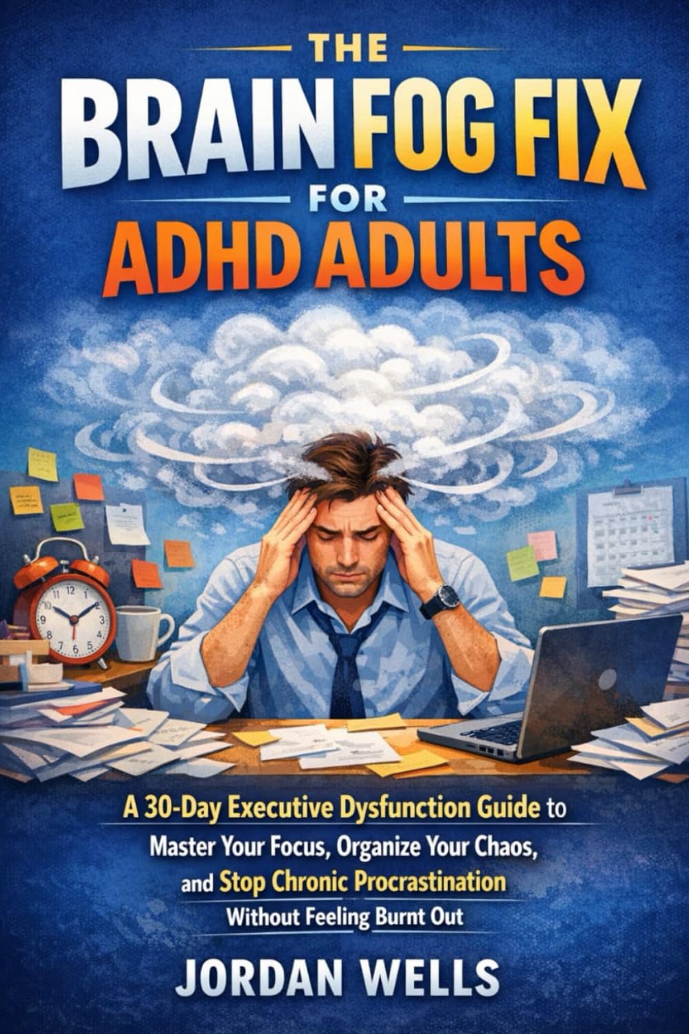The Brain Fog Fix for ADHD Adults: A 30-Day Executive Dysfunction Guide to Master Your Focus, Organize Your Chaos, and Stop Chronic Procrastination Without Feeling Burnt Out