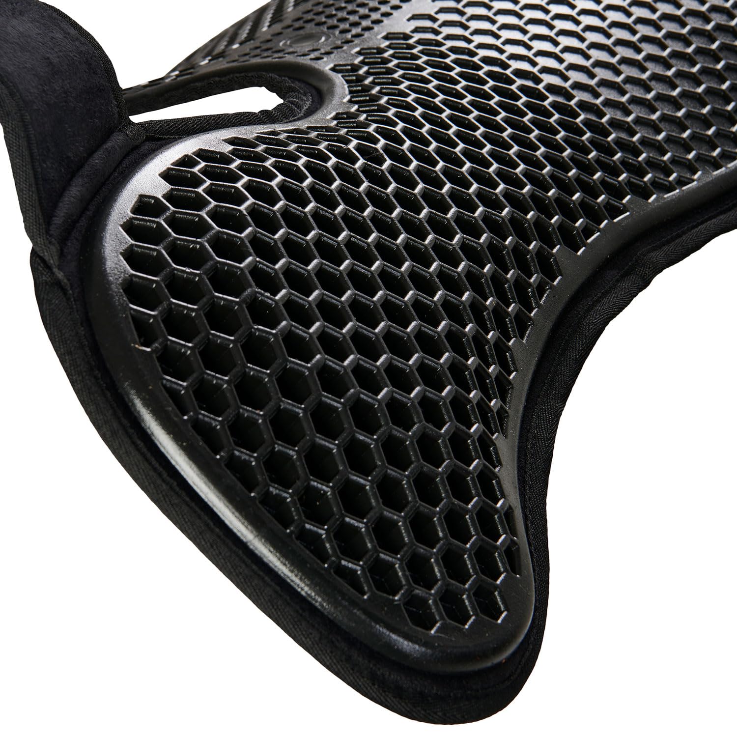 ACAVALLO SALVAGARRESE FREE HEXA GEL 1/2 PAD E ALZATA ANTERIORE CON MICROPILE CAVALLO EQUITAZIONE ALZAPALETTA (NERO)