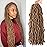 24 Inch Soft Locs Crochet Hair Pre Looped 6 Packs Faux Locs Crochet Braids for Butterfly Locs Dreadlocs Synthetic Hair For Black Women (27, 24 Inch (Pack of 6))