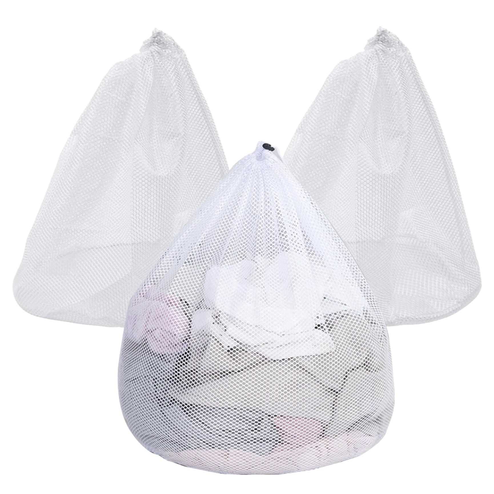 Bolsa de lavandería de malla para evitar roturas en ropa de cama y prendas grandes