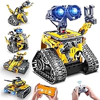 Vista 1 de Juego de juguetes de robot para niños, juego de construcción de 520 piezas, aplicación y control remoto, kit de robótica 5 en 1, robot de pared a