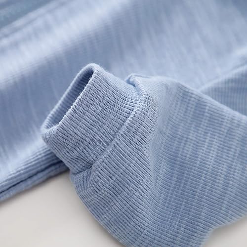 Miniatura 6 de RELABTABY Mameluco de algodón para recién nacido, con capucha, con cremallera, de algodón, lindo conejo, con cremallera