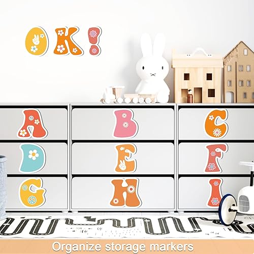 Vista 71 de Juego de 150 letras grandes de 6 pulgadas y puntuación, colorido alfabeto recortado para el aula para exhibir tablón de anuncios, escuela en casa