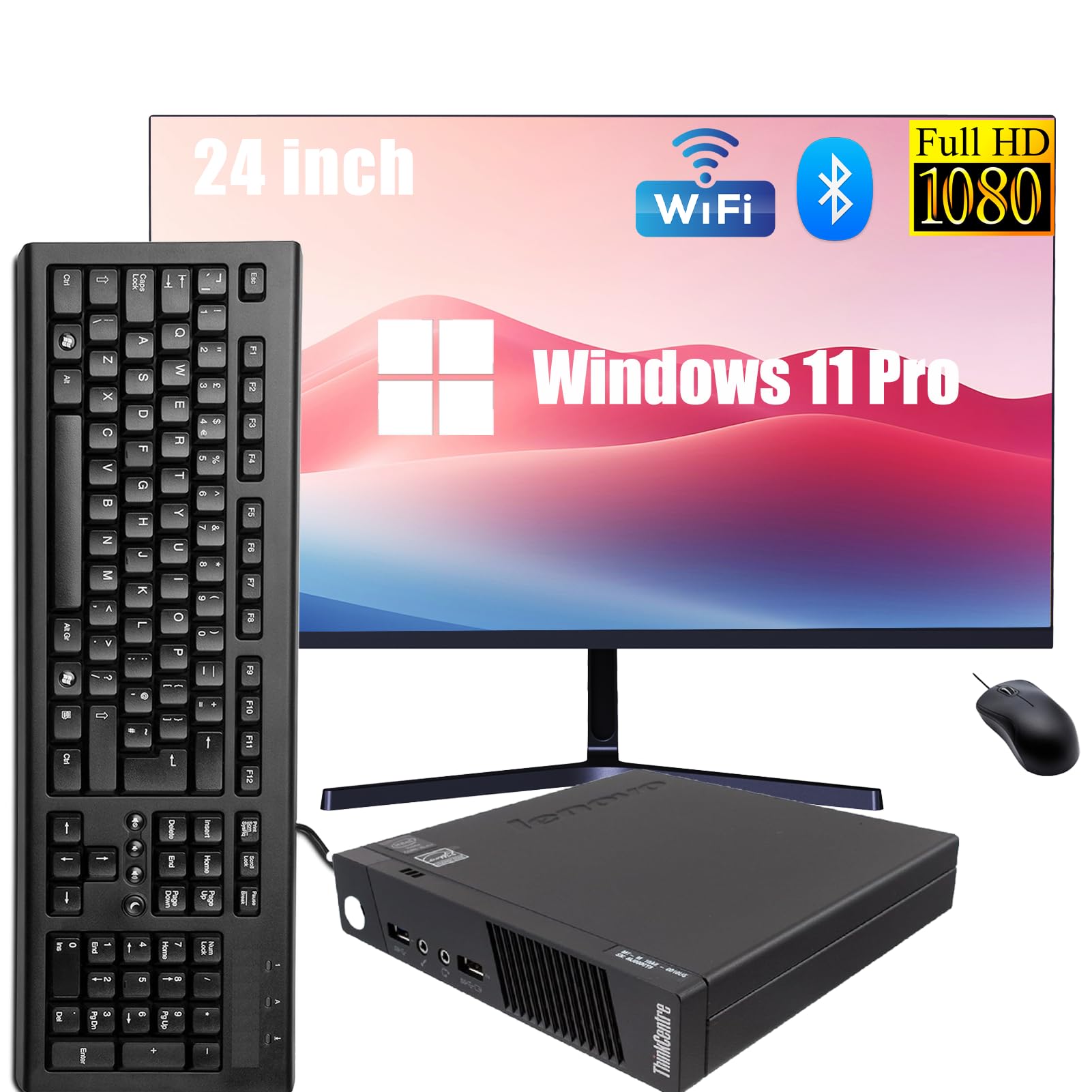 Lenovo ThinkCentre M93/M93P Mini Ordenador de Escritorio, con