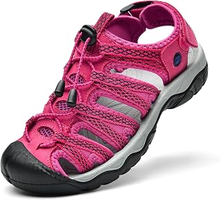 Womens Hiking Sandals Closed Toe Summer Outdoor Adventurous Beach Sandals Lace Adjustable Double Buckle Water Shoes