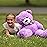 MorisMos Large Teddy Bear, 39inch Giant Teddy Bear Stuffed Animals Plush, Soft Big Bears for Girls Girlfriend, Purple
