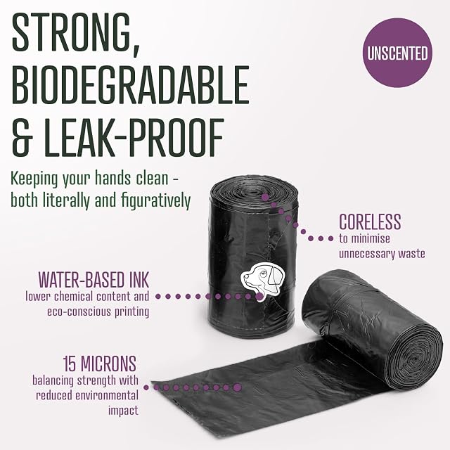 Foto 2 de 8 de TEDAFUS Bolsas para excrementos de perro, ecológicas, biodegradables