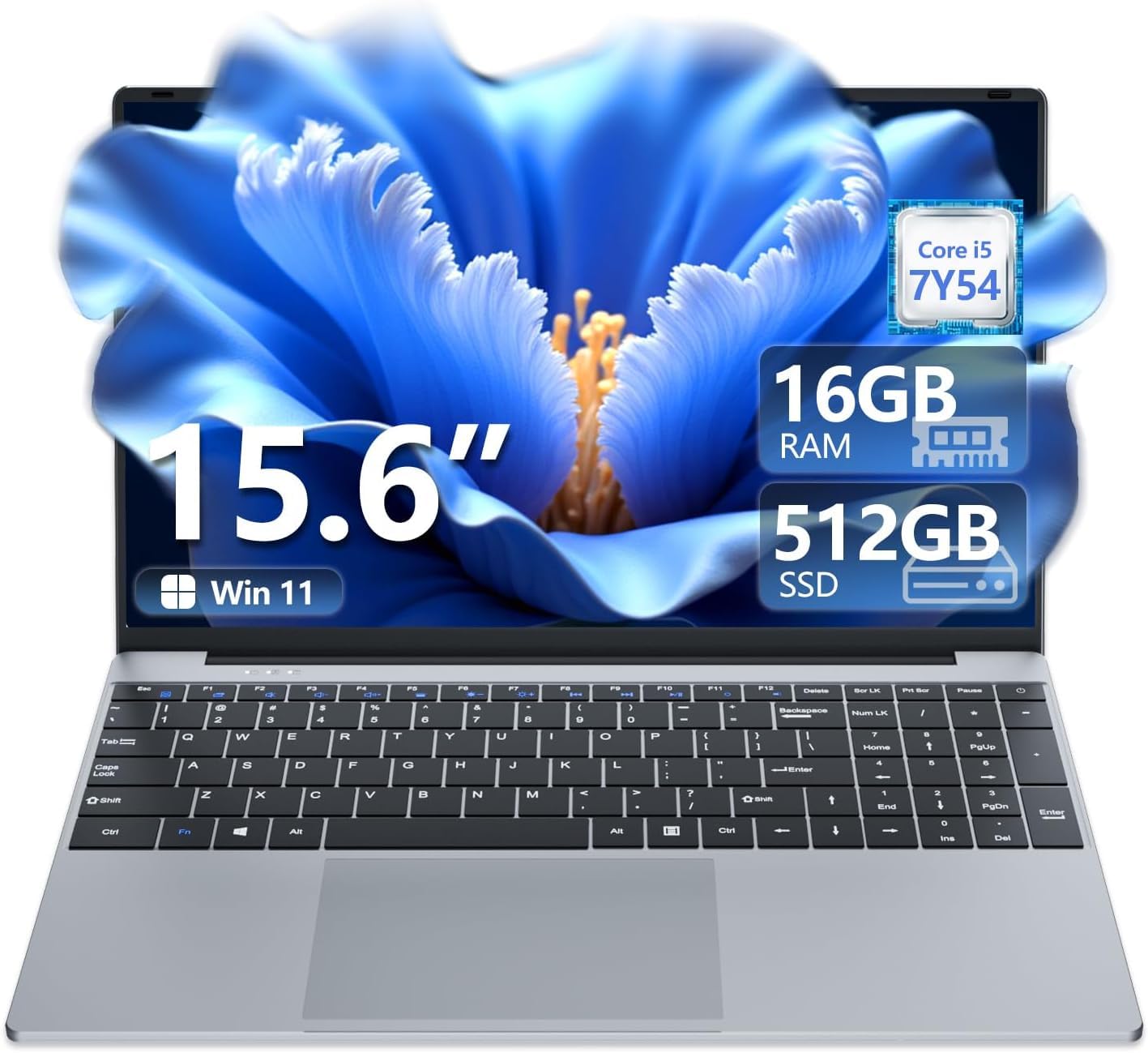 Amazon.com: Laptop, 15.6 inch Laptop Computer Core i5-7Y54(Up to