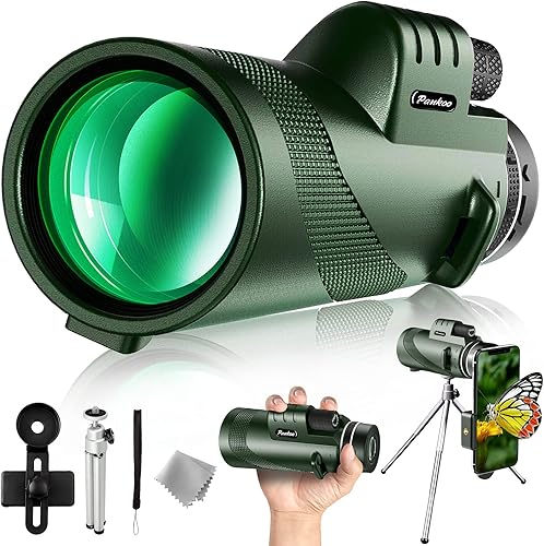 Miniatura 4 de Binoculares HD para adultos Pankoo Potente Bak5 Caza Binocular para observación de pájaros, Stargazing, juego deportivo, regalos para adultos con