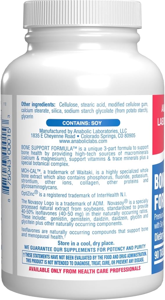 Clinical Calcium Complex Bone Supplement - Restorative Calcium Magnesium Zinc D3 Supplement for Bone Health Strength & Density Support with Antioxidant Bioflavonoids - High Absorption - 15 Servings