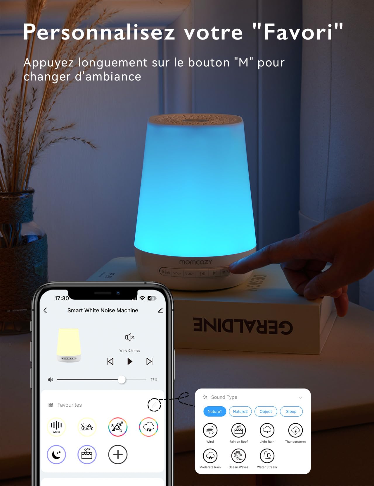 Momcozy Machine à Bruit Blanc & Momcozy Chauffe-Biberon