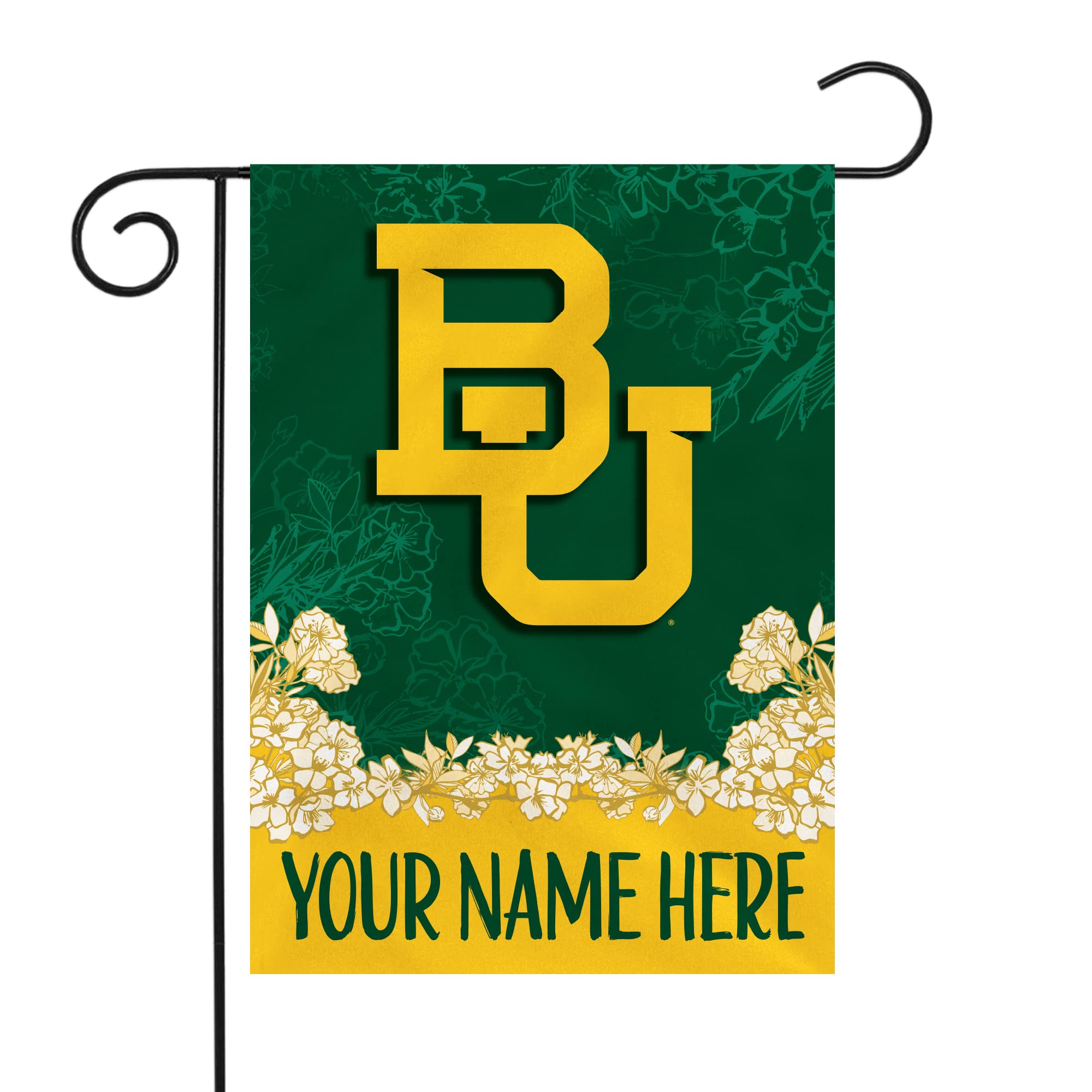 Rico Industries NCAA Standard/Primary Personalized Garden Flag