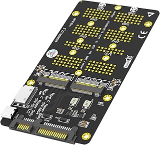 UncleS PC Setup Solid Disk Conversion Adapter Featuring SFF8611 Interfaces Computer Conversion Card Efficient Hard Disk