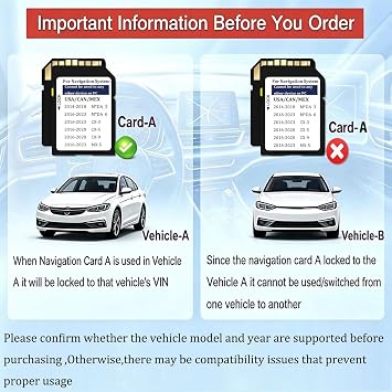 Navigation Memory Card Compatible with Maz*da 2016-2020 CX-5 / CX-9, 2014-2018 Maz*da 3, 2016-2023 Maz*da 6 / CX-3 / MX-5, Upgraded USA/CAN/MEX Maps