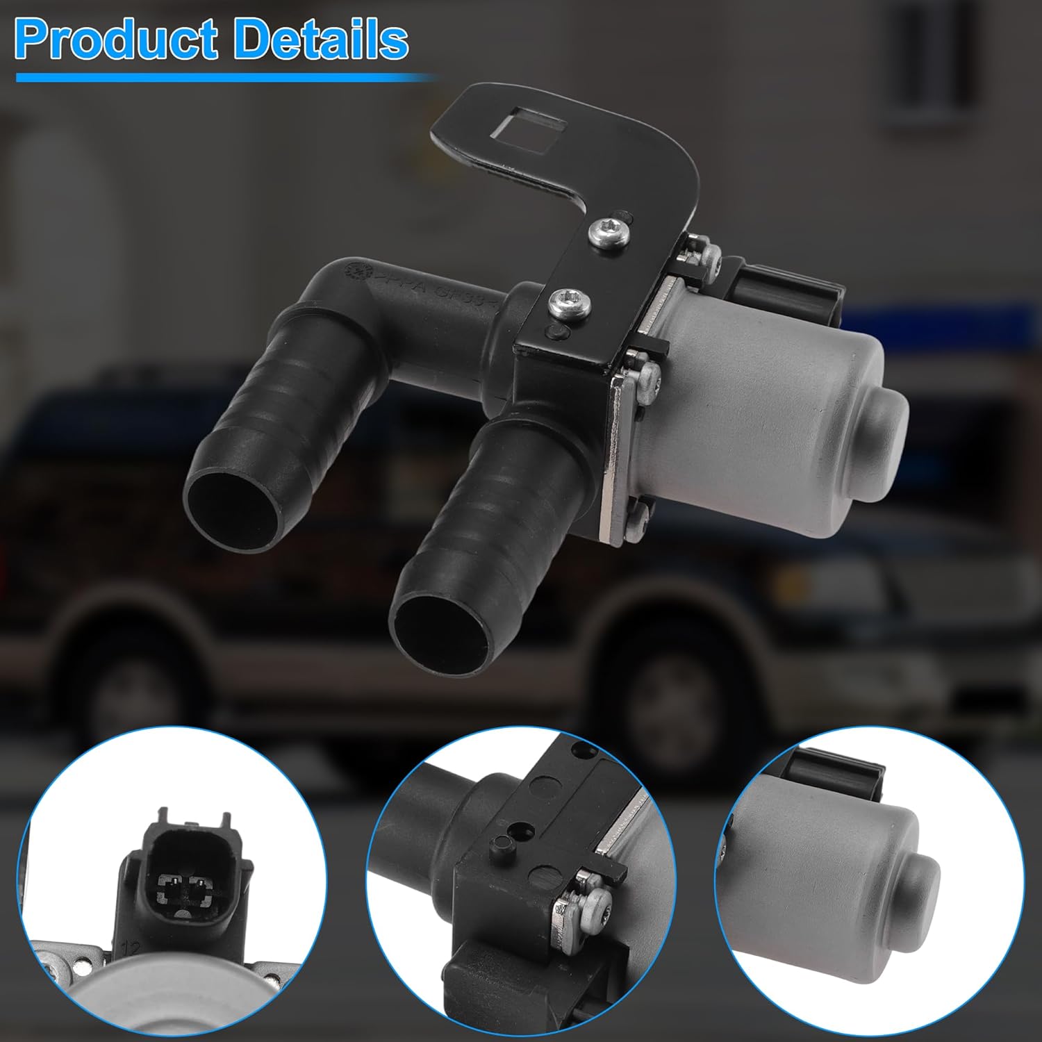 Heater Control Valve HAVC Heater Control Valve Solenoid for FORD Expedition 2018-2022 for FORD F-150 2018-2020 Replace JL3Z18495E