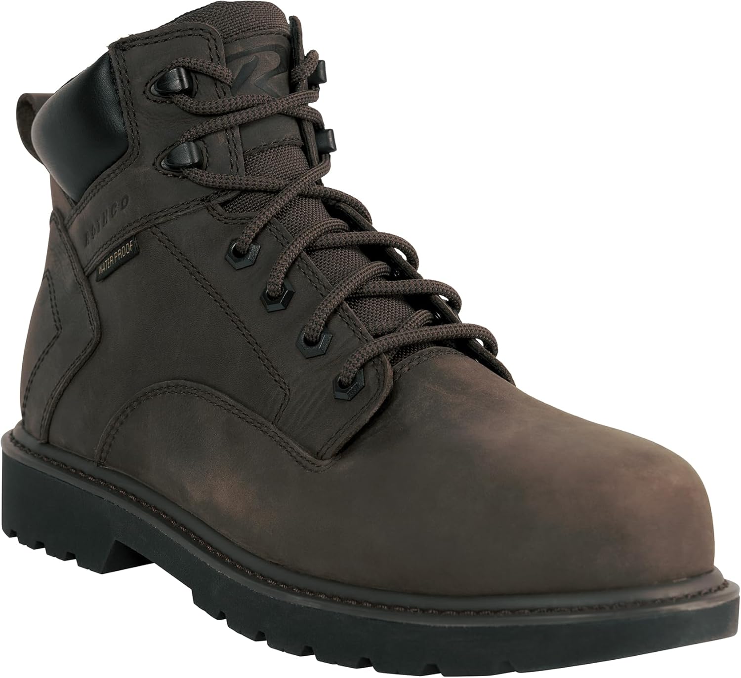 Rothco Tradesman Composite Toe Tactical Work Boots – Waterproof, Lightweight, and Comfortable
