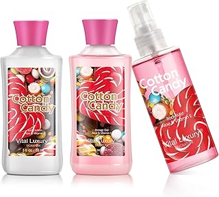 Cotton Candy - Kit de viaje para el cuerpo y ...