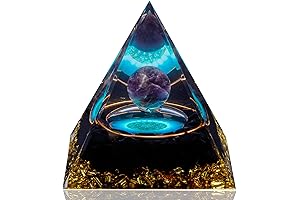 Orgone Pyramid, Amethyst Crystal Energy Generator