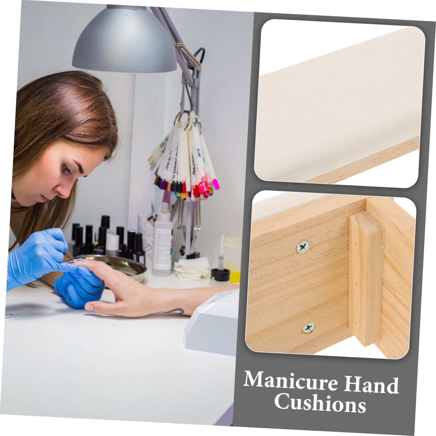 Homoyoyo Cuscino Poggiamani Per Manicure Art Supporto Per Polsi e Mani Materiale Resistente e Facile Da Pulire Per Salone Di Bellezza