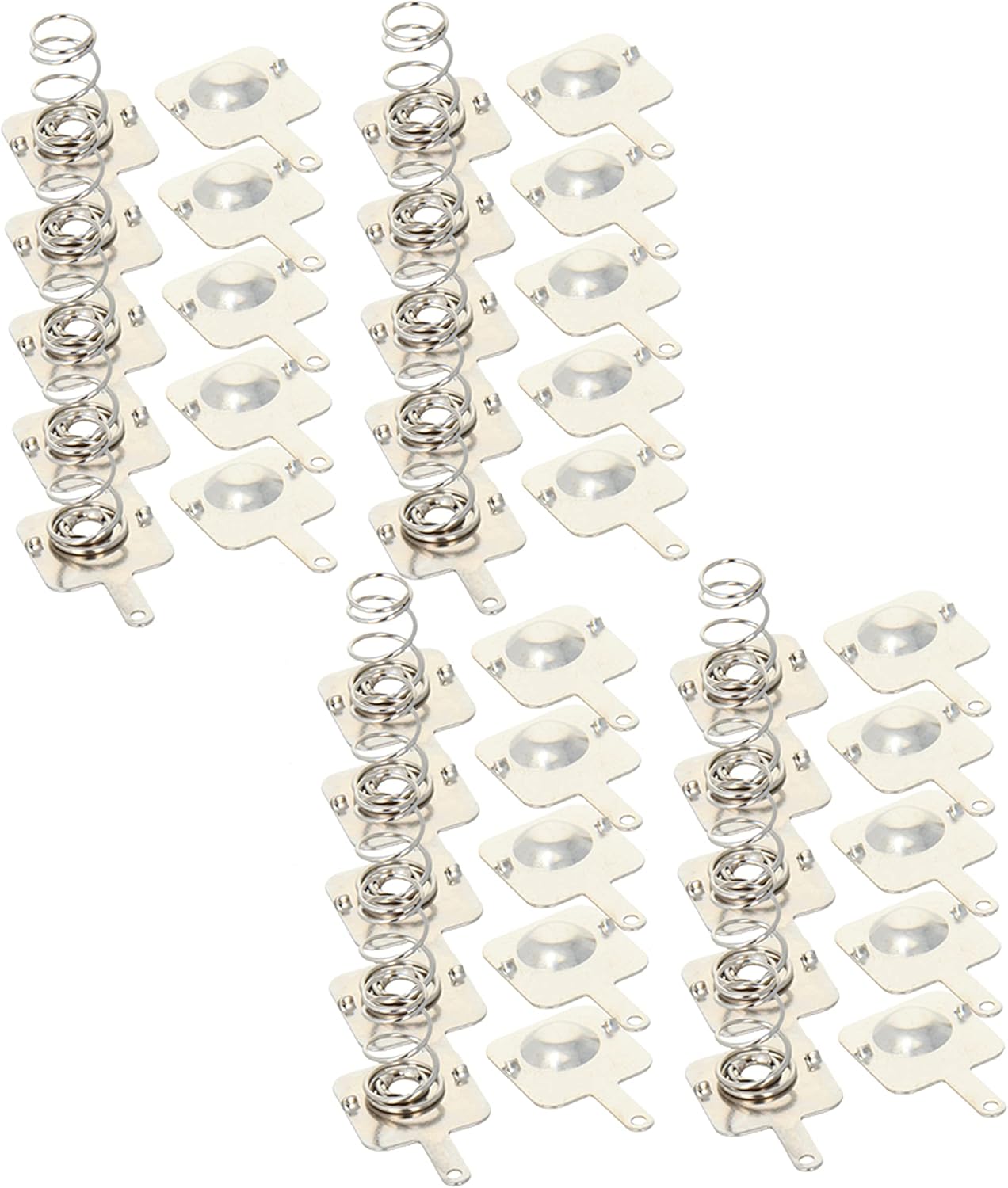 Heyiarbeit 20 Pairs AA Battery Spring Plate AA Battery