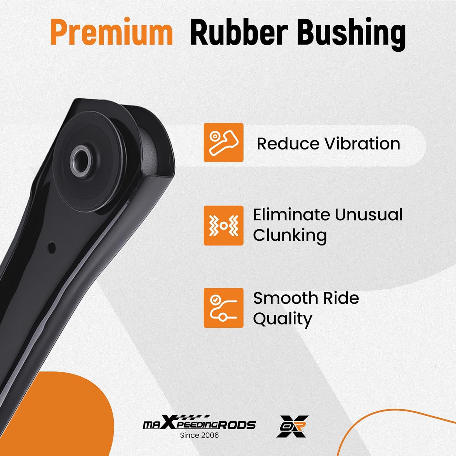 maXpeedingrods 4Pcs Front Upper Lower Control Arm Kit for Jeep Wrangler/TJ 1997-2006, K640734 K620244