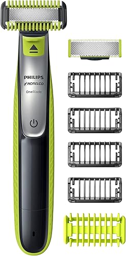 Miniatura 1 de Philips Norelco Cortadora y afeitadora eléctrica OneBlade híbrida Negro verde plateado
