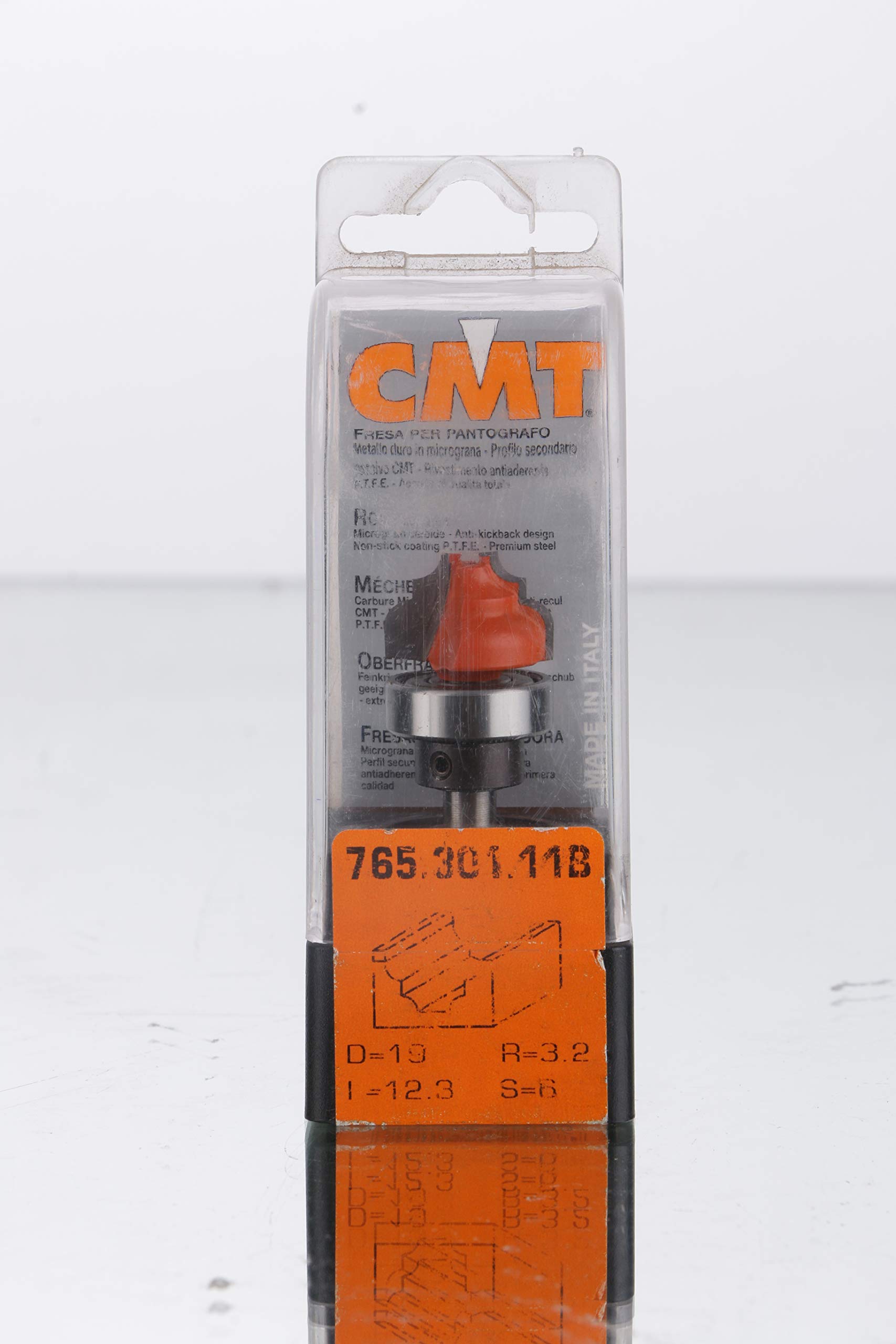 Cmt - 965.302.11b - fresa profilata c/cusc. Hw z2 s=8 d=28.5x12 r=4